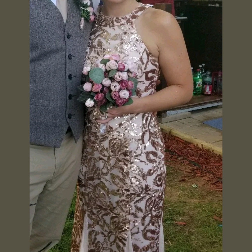 Size 3 Rose Gold Dress